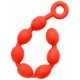 Boules anales Stretch Eggs S 43 x 4 cm Rouges 