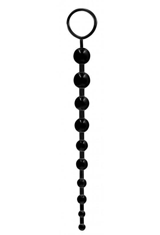 Boules anales Chaîne 26 x 2.3cm Noir 
