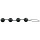 Boules anales Velvet 23 x 3.5cm noires 