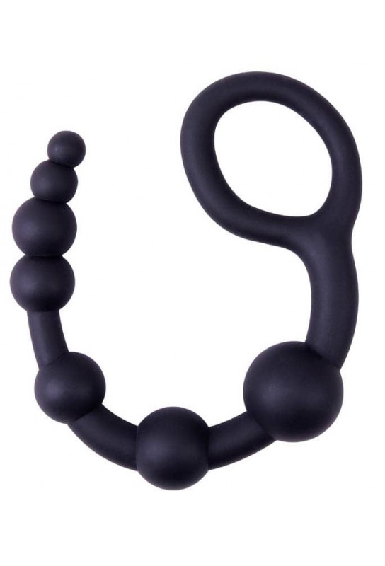 Boules anales U Shape Black Mont 30 x 4.5cm 