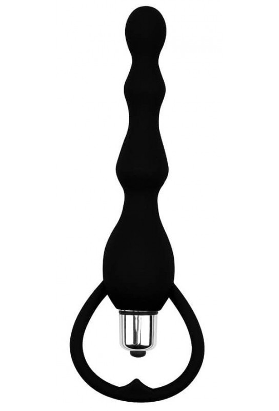 Chapelet vibrant Tail Power Black Mont 12 x 3cm 