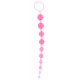 Chapelet anal Thai Toy Beads 26 x 2.4cm Rose 