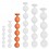 Boules anales BULBY BUTT L 36 x 5.7 cm Orange