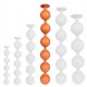 Boules anales Bulby Butt XL 50 x 6.7 cm Orange 