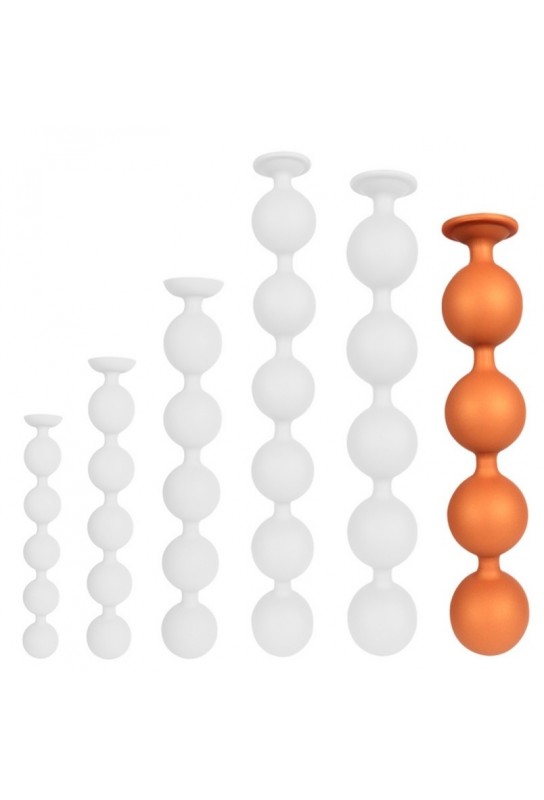 Boules anales Bulby Butt XXXL 45 x 8.7 cm Orange 