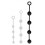 Boules Chapballs Large 46 x 4.7 cm Noires
