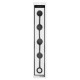 Boules Chapballs Large 46 x 4.7 cm Noires 