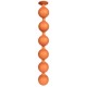 Boules anales Bulby Butt XXL 49 x 7.7 cm Orange 