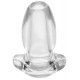 Plug Tunnel Peephole 6.6 x 4 cm transparent 