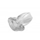 Plug Tunnel Peephole 6.6 x 4 cm transparent 