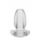 Plug Tunnel Peephole 6.6 x 4 cm transparent 