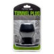 Ass Tunnel Plug Silicone Noir Extra-Large 9 x 7 cm 