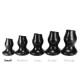 Plug Tunnel Pig-Hole noir Small - 7 x 4.5 cm 