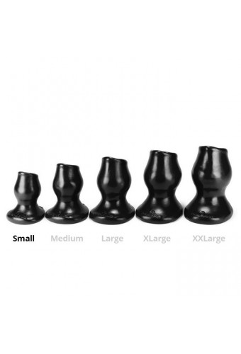Plug Tunnel Pig-Hole noir Small - 7 x 4.5 cm 