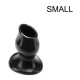 Plug Tunnel Pig-Hole noir Small - 7 x 4.5 cm 
