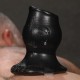 Plug Tunnel Pig-Hole noir Small - 7 x 4.5 cm 