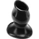 Plug Tunnel Pig-Hole noir Medium - 8 x 5.5 cm 