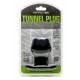 Ass Tunnel Plug Silicone Noir Large 7.6 x 6.2 cm 