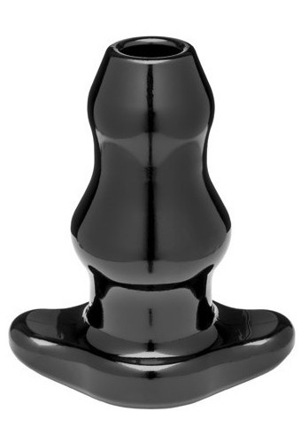 Double Tunnel Plug Noir Large12 x 7 cm 
