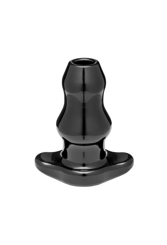 Double Tunnel Plug Noir Medium 9.5 x5.2 cm 