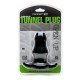 Double Tunnel Plug Noir Medium 9.5 x5.2 cm 