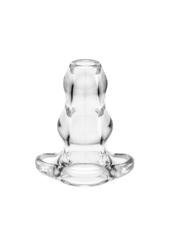 Double Tunnel Plug Transparent Medium 9.5 x 5.2 cm 