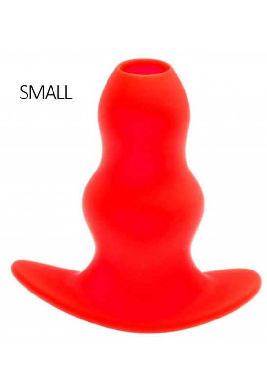 Plug Tunnel Stretch Rouge Small 11 x 5 cm 