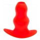 Plug Tunnel Stretch Rouge Small 11 x 5 cm 