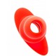 Plug Tunnel Stretch Rouge Small 11 x 5 cm 