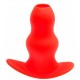 Plug Tunnel Stretch Rouge Medium 13 x 6.4cm 