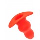 Plug Tunnel Stretch Rouge Medium 13 x 6.4cm 
