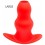 Plug Tunnel Stretch Rouge Large 15 x 7cm