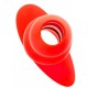 Plug Tunnel Stretch Rouge Large 15 x 7cm 