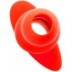 Plug Tunnel Stretch Rouge Extra large 16 x 7.5cm 