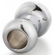 Plug Tunnel en métal Butt Open M 5 x 4cm 