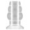 Plug Tunnel Hollow Sono n°50 - 8.5 x 5.7 cm Transparent