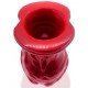 Plug Tunnel Oxballs PigHole Squeal FF 13 x 11.5cm Rouge 