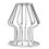 Plug en métal Hollow Flat L 11 x 8.4cm