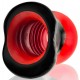 Plug Tunnel Colossus Pighole XXXXL Noir-Rouge 17 x 13.5cm 