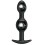 Double Heavy Balls Silicone Butt Plug 12.5 x 3.3 cm