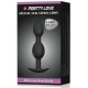 Double Heavy Balls Silicone Butt Plug 12.5 x 3.3 cm 