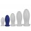 Plug silicone Saurus Egg M 12 x 5.3cm Marine