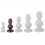 Plug Skullis S 12.5 x 5.5 cm Rouge-Noir