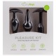 Kit de 3 plugs Pleasure Noirs 