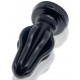 Plug silicone AirHole S 9 x 4cm Noir 