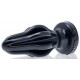 Plug silicone AirHole S 9 x 4cm Noir 