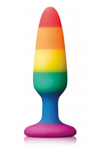 Plug en silicone Rainbow 10 x 2.8 cm 