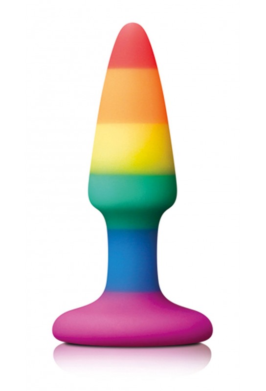 Plug en silicone Rainbow 8 x 2.4 cm 