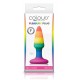 Plug en silicone Rainbow 8 x 2.4 cm 