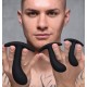 Pack de 3 plugs Trainer Silicone Dark Delights Noirs 
